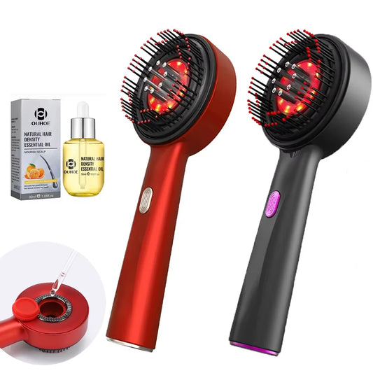 Vibratie Massageborstel met Infrarood | Nu mét GRATIS haarserum t.w.v. €30!